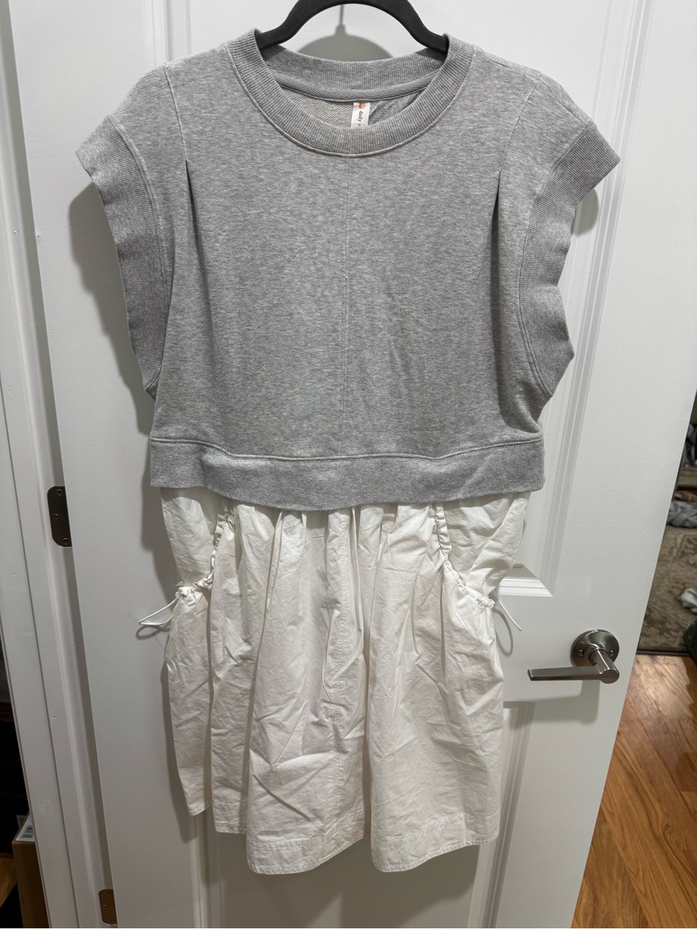 Anthropologie Daily Practice Twofer Babydoll mini dress size L